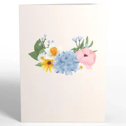 Lovepop Greeting Cards|Hydrangea Basket Pop-Up Card