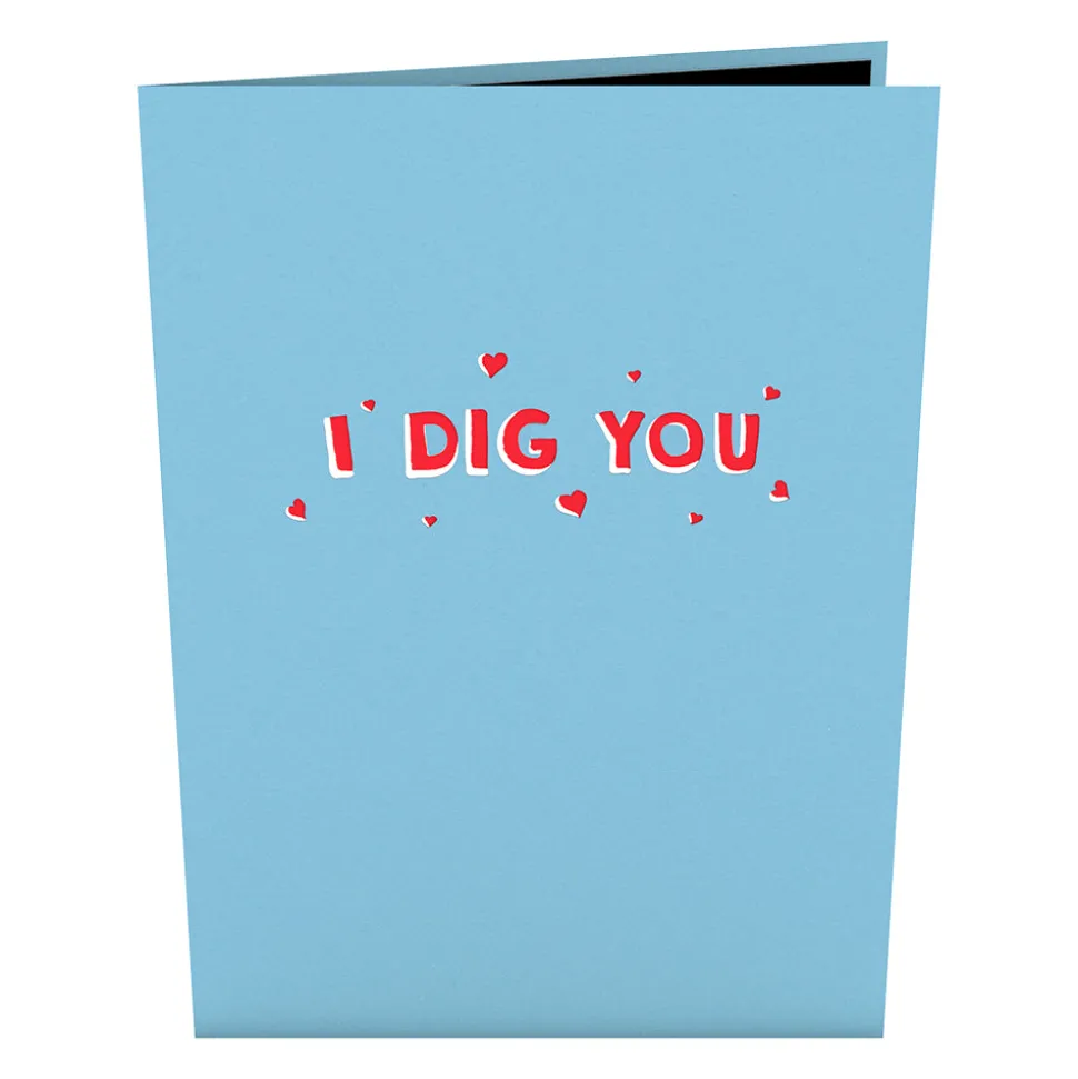 Kids Lovepop Greeting Cards|Anniversary|I Dig You Pop-Up Card