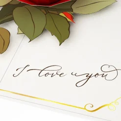 Lovepop Greeting Cards|Valentine'S Day 2/14|I Love You Roses Pop-Up Card