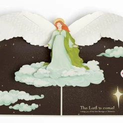 Lovepop Greeting Cards|Religious|Joy to the World Christmas Angel Pop-Up Card