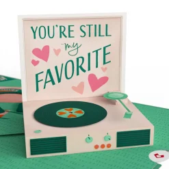 Lovepop Greeting Cards|Anniversary|Just for the Record Anniversary Pop-Up Card