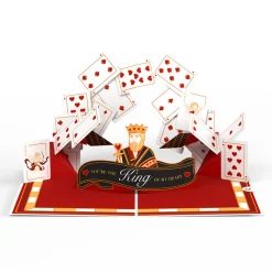 Lovepop Anniversary|Valentine'S Day 2/14|King of My Heart Pop-Up Card