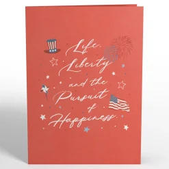Lovepop Independence Day 7/4|Land of the Free Patriotic Pop-Up Card