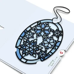 Lovepop Suncatcher Cards|Decor|Let It Snow Snowflakes Suncatcher Card