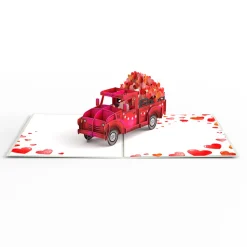 Kids Lovepop Valentine'S Day 2/14|Kids|Love Delivery Truck Pop-Up Card