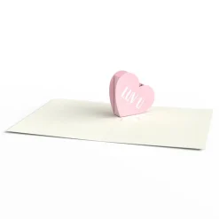 Lovepop Notecards|Valentine'S Day 2/14|Love Hearts Notecards (Assorted 4-Pack)