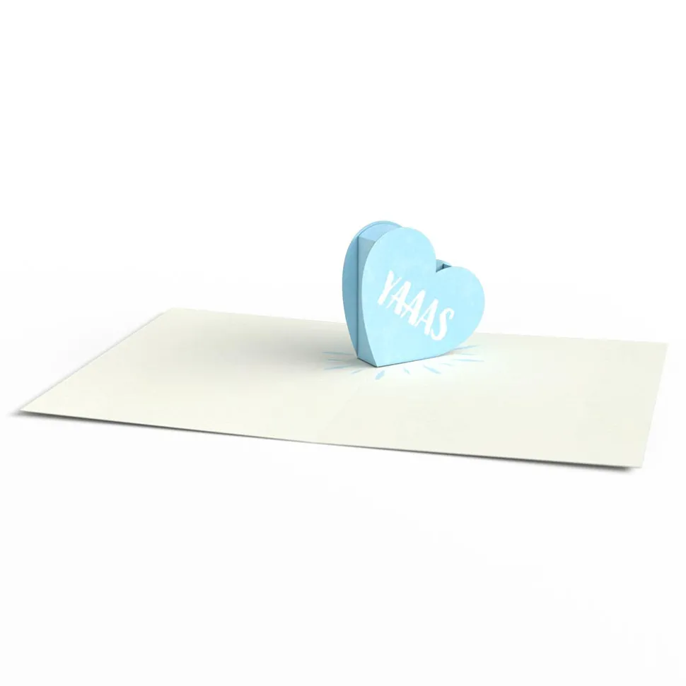 Lovepop Notecards|Valentine'S Day 2/14|Love Hearts Notecards (Assorted 4-Pack)