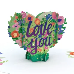 Lovepop Just Because|Valentine'S Day 2/14|Love You Flower Heart: Paperpop® Card