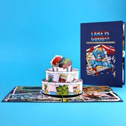 Kids Lovepop Birthday|Kids|Marvel Comic Birthday Cake Pop-Up Card