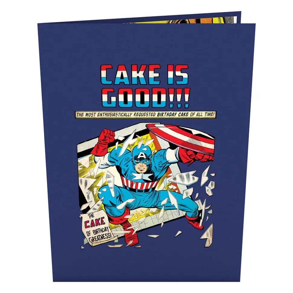 Kids Lovepop Birthday|Kids|Marvel Comic Birthday Cake Pop-Up Card