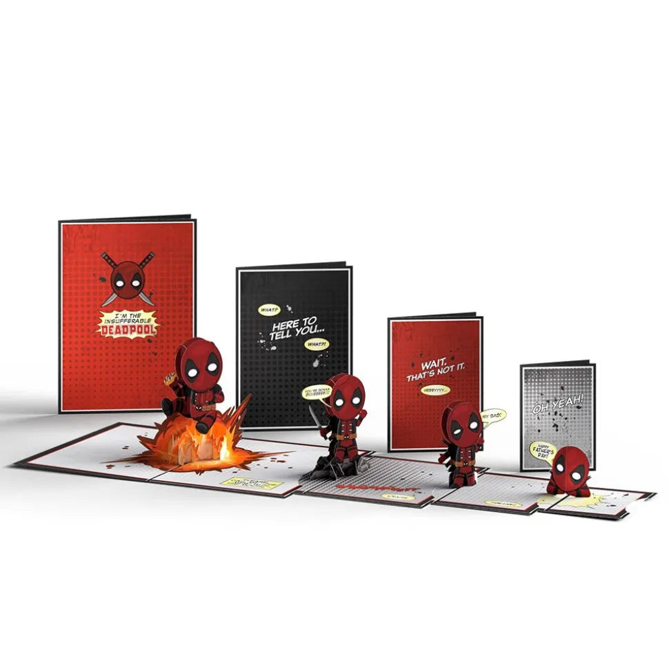 Lovepop Father'S Day 6/15|Dad|Marvel Deadpool Father's Day 4-in-1 Nesting Card
