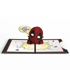 Lovepop Father'S Day 6/15|Dad|Marvel Deadpool Father's Day 4-in-1 Nesting Card