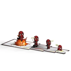 Lovepop Father'S Day 6/15|Dad|Marvel Deadpool Father's Day 4-in-1 Nesting Card