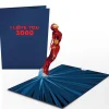 Kids Lovepop Anniversary|Valentine'S Day 2/14|Marvel Iron Man I Love You 3000 Pop-Up Card