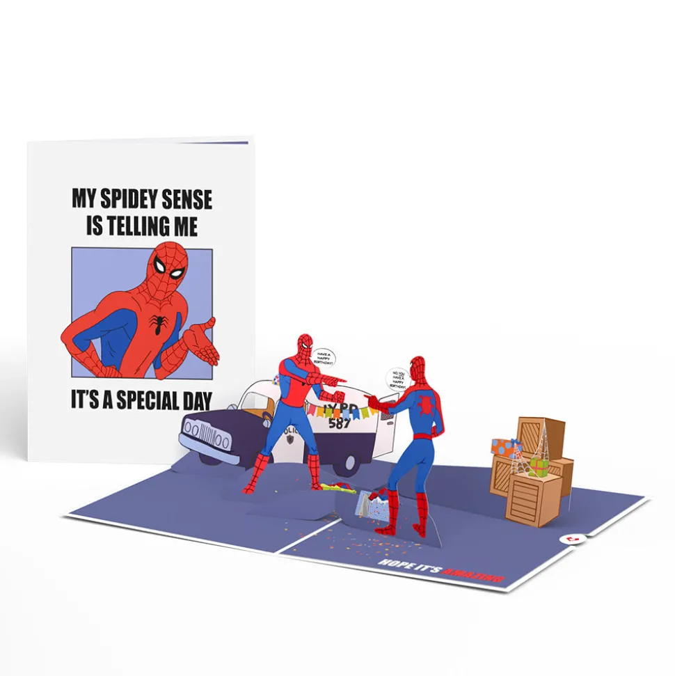 Lovepop Greeting Cards|Birthday|Marvel Spider-Man Spidey Sense Birthday Pop-Up Card