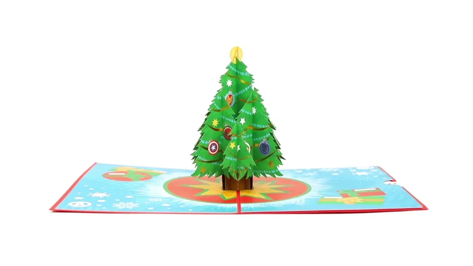 Kids Lovepop Greeting Cards|Christmas 12/25|Marvel's Avengers Mighty Christmas Pop-Up Card
