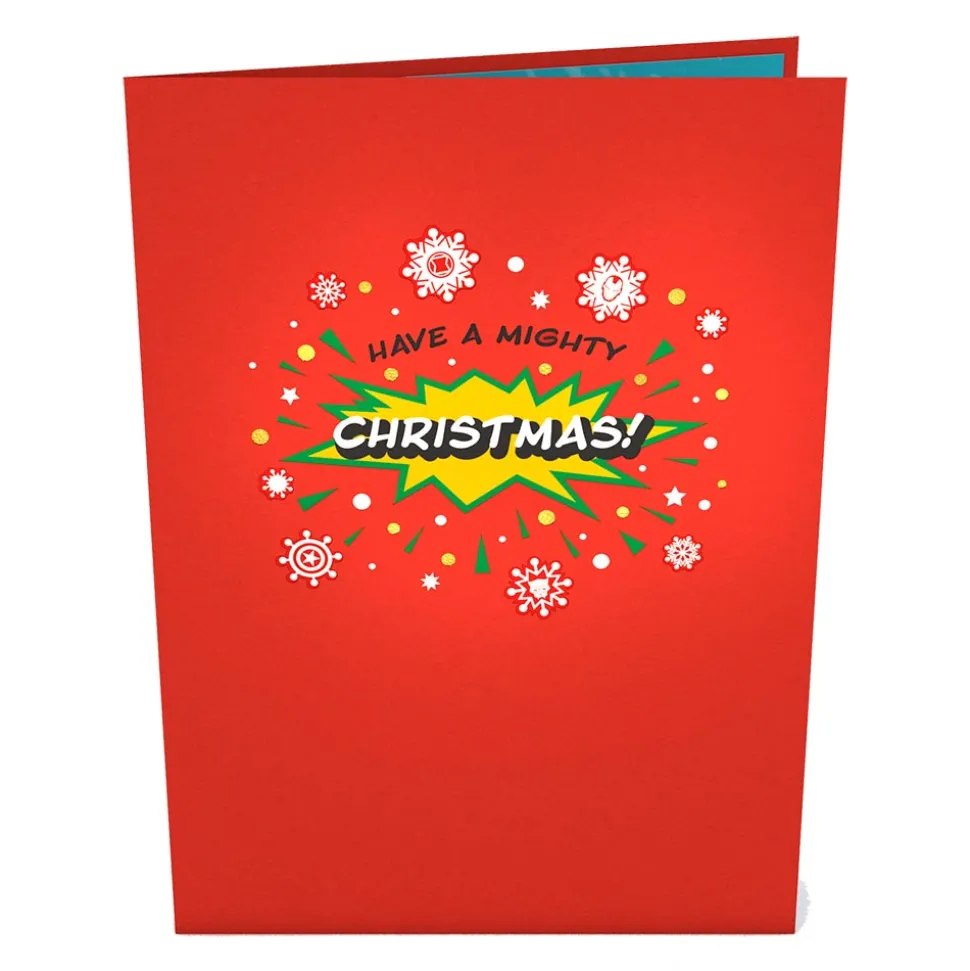 Kids Lovepop Greeting Cards|Christmas 12/25|Marvel's Avengers Mighty Christmas Pop-Up Card