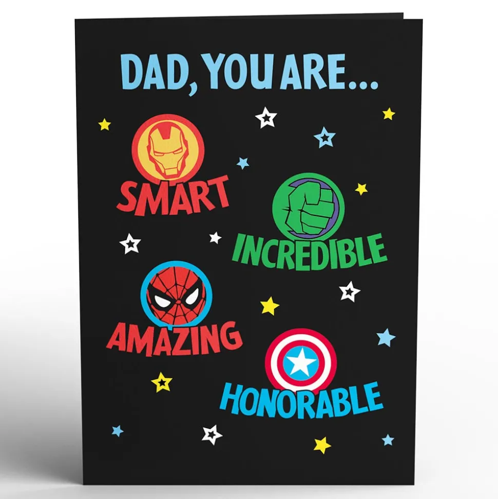 Lovepop Father'S Day 6/15|Dad|Marvel's Avengers Super-Hero Father's Day Pop-Up Card