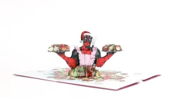 Lovepop Greeting Cards|Christmas 12/25|Marvel's Deadpool: Merry Whatever Pop-Up Card