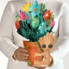 Lovepop Pop-Up Bouquets|Flower Buds|Marvel's Guardians of the Galaxy Groot Flower Buds Bouquet