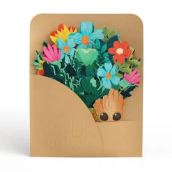Lovepop Pop-Up Bouquets|Flower Buds|Marvel's Guardians of the Galaxy Groot Flower Buds Bouquet