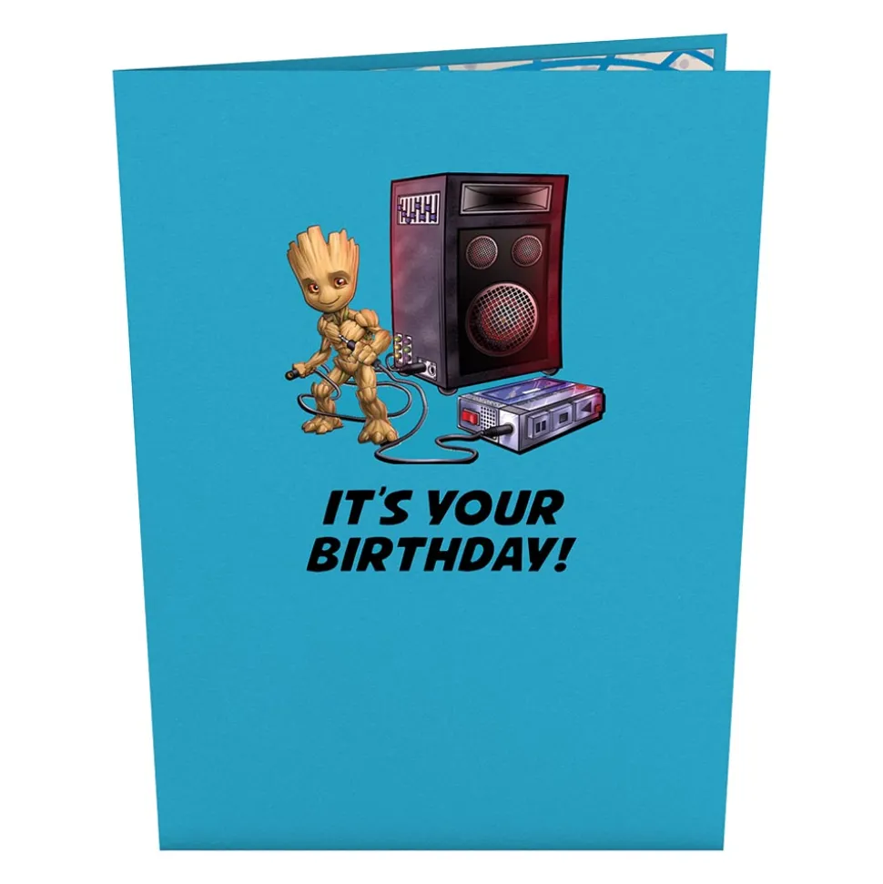 Lovepop Greeting Cards|Birthday|Marvel's Guardians of the Galaxy Galactic Birthday Pop-Up Card