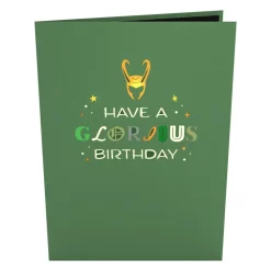 Kids Lovepop Birthday|Kids|Marvel's Loki Glorious Birthday Pop-Up Card