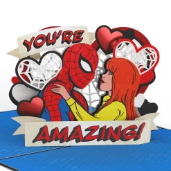 Kids Lovepop Valentine'S Day 2/14|Kids|Marvel's Spider-Man Stuck on You Pop-Up Card