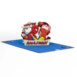 Kids Lovepop Pop-Up Bouquets|Card & Gift Bundles|Marvel's Spider-Man Stuck on You Valentine Bundle