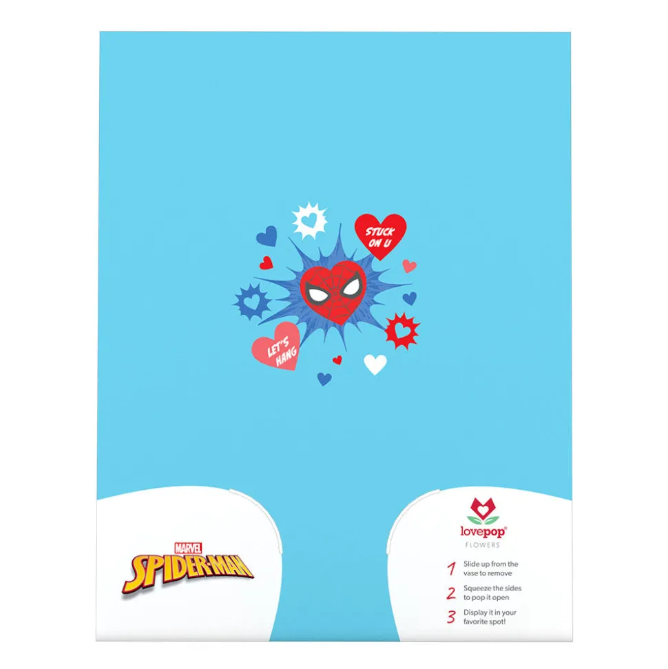 Lovepop Pop-Up Bouquets|Valentine'S Day 2/14|Marvel's Spider-Man Super Valentine's Day Bouquet