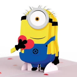 Kids Lovepop Valentine'S Day 2/14|Kids|Minions Eye Love You Pop-Up Card