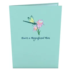 Women Lovepop Greeting Cards|International Women'S Day 3/8|Mother's Dragonfly Pop-Up Card