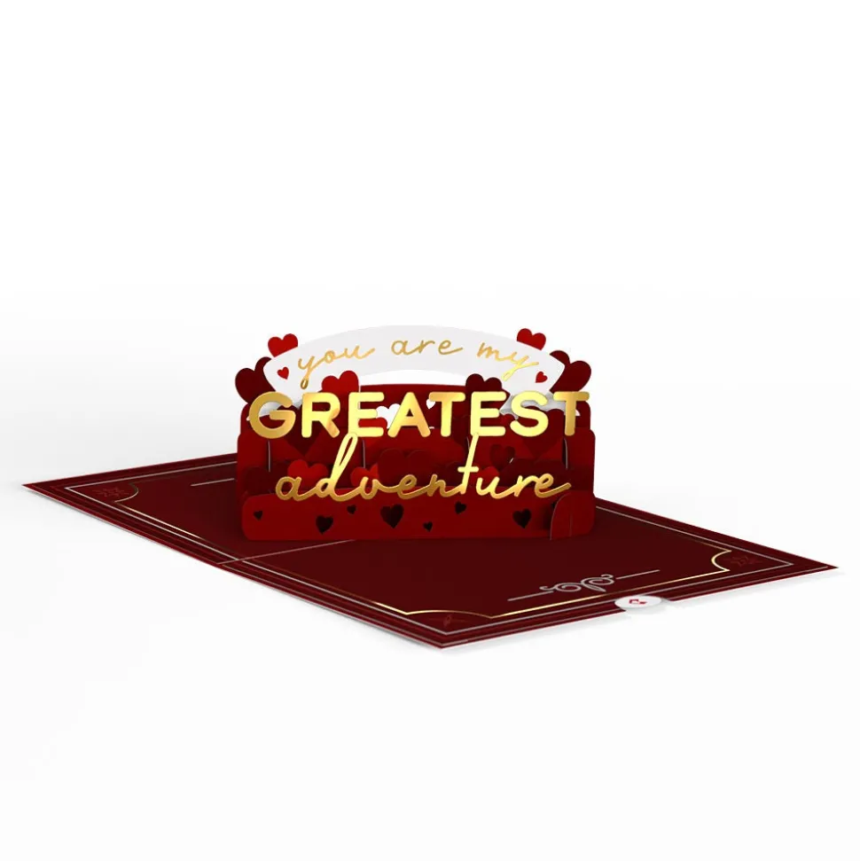 Lovepop Greeting Cards|Anniversary|My Husband, My Greatest Adventure Pop-Up Card
