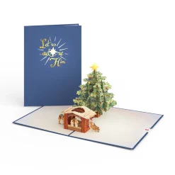 Lovepop Religious|Christmas 12/25|Nativity Christmas Tree Pop-Up Card