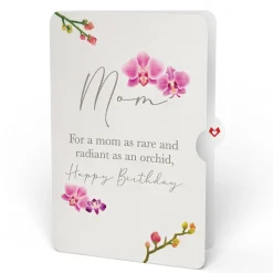 Lovepop Pop-Up Bouquets|Mom|Orchid Birthday Bouquet and Sentiment Set for Mom