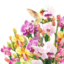 Lovepop Pop-Up Bouquets|Orchid Birthday Bouquet and Sentiment Set for Granddaughter