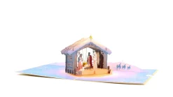 Lovepop Greeting Cards|Religious|Painted Nativity Pop-Up Card
