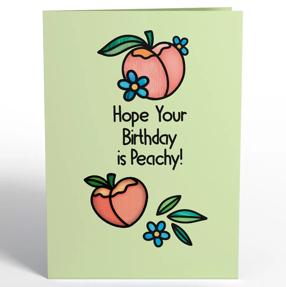 Lovepop Suncatcher Cards|Birthday|Peachy Birthday Peaches Suncatcher Card