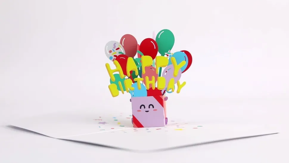 Kids Lovepop Kids|Playpop Card™: Birthday Balloons