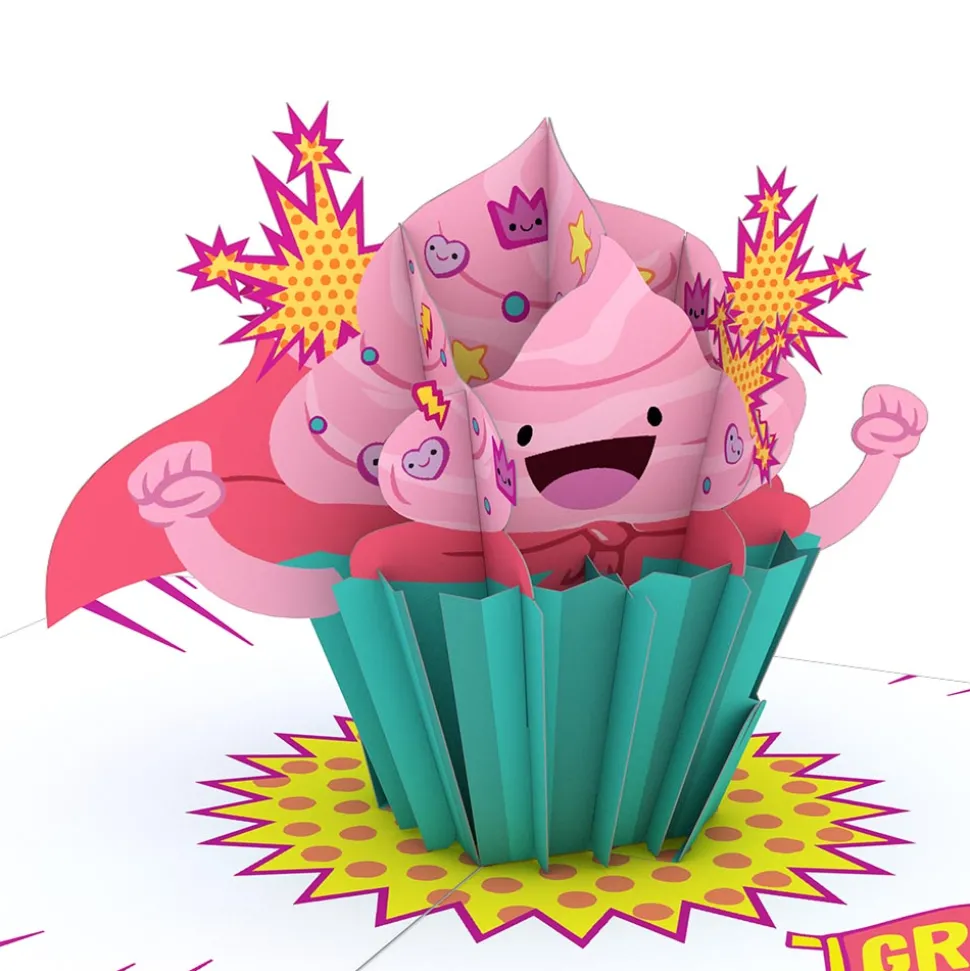 Women Lovepop Birthday|International Women'S Day 3/8|Playpop Card™: Girl Power Birthday Cupcake