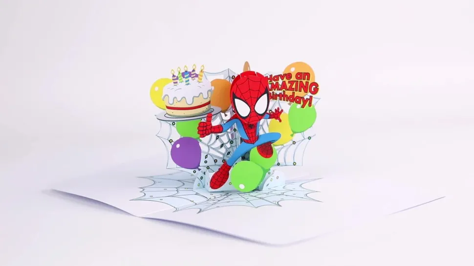Kids Lovepop Birthday|Kids|Playpop Card™: Marvel's Spider-Man Amazing Birthday