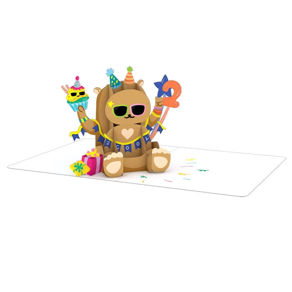Kids Lovepop Kids|Playpop Card™: 2nd Birthday Bear