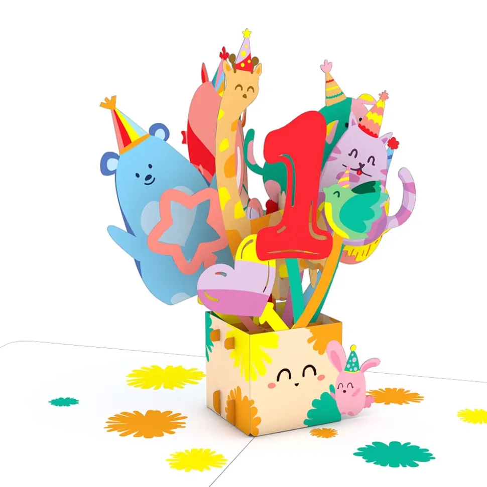 Kids Lovepop Kids|Playpop Card™: 1st Birthday Balloons