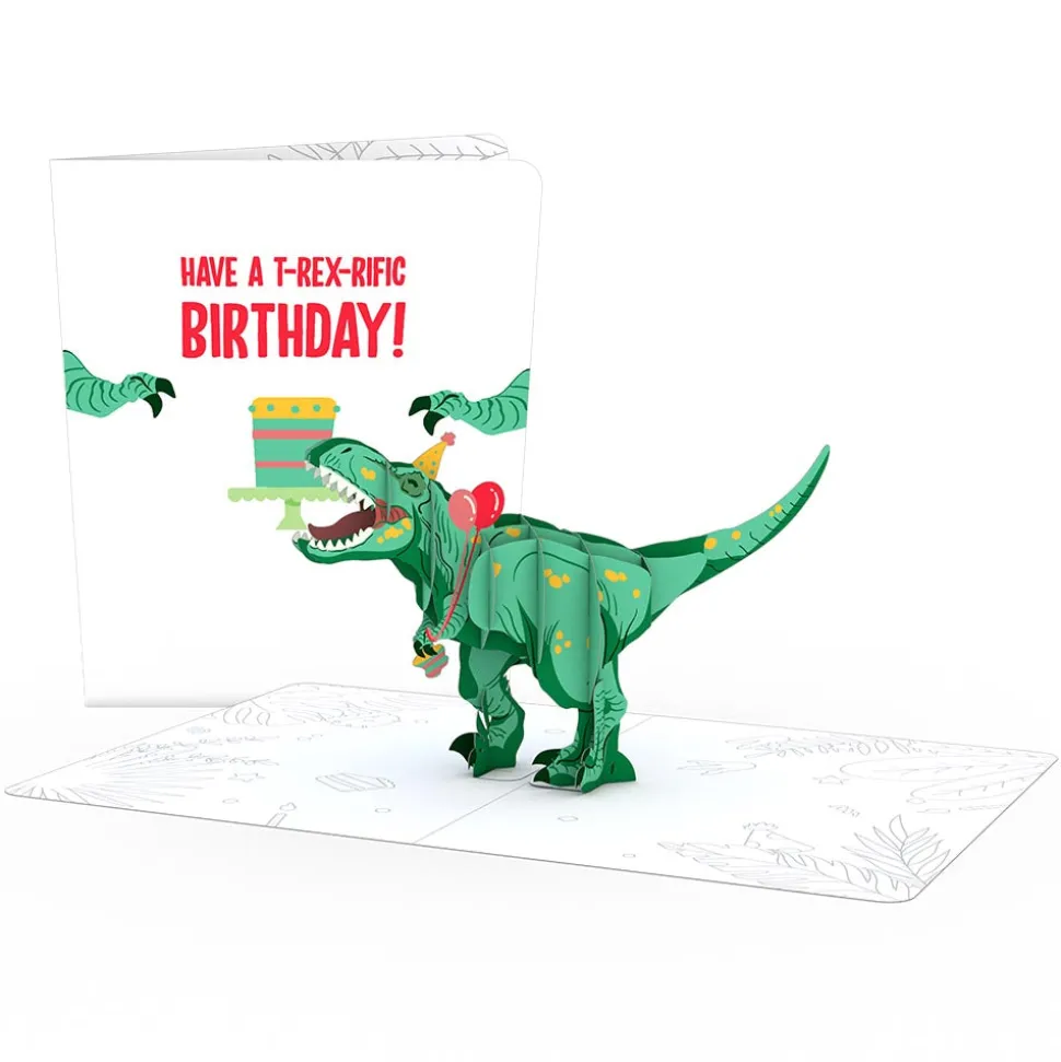 Kids Lovepop Birthday|Kids|Playpop Card™: T-Rex Birthday