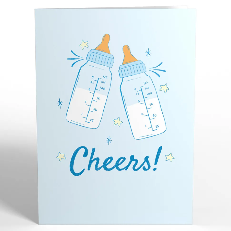 Lovepop Baby|Poppin' Bottles and Changing Diapers New Baby Pop-Up Card