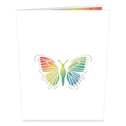 Kids Lovepop Greeting Cards|Birthday|Rainbow Butterfly Pop-Up Card