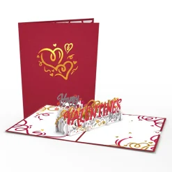 Lovepop Pop-Up Bouquets|Card & Gift Bundles|Red Rose Valentine’s Day Bundle