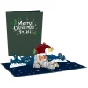 Lovepop Christmas 12/25|Santa Moon Pop-Up Card