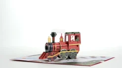 Lovepop Greeting Cards|Christmas 12/25|Santa Train Pop-Up Card