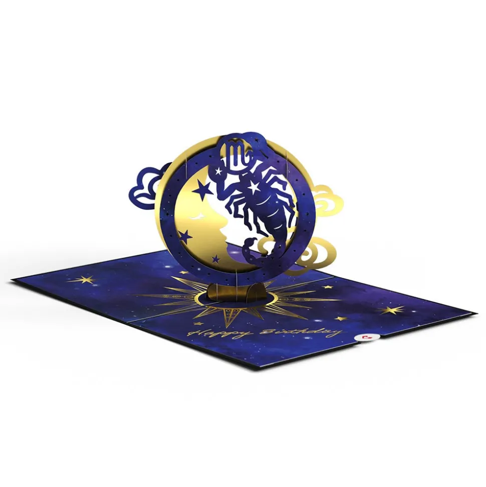 Lovepop Birthday|Her|Scorpio Zodiac Birthday Pop-Up Card